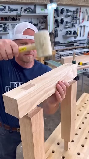 Cutting some mortises with the hollow chisel mortiser [WteeeL_E5Co]-001 #wood #madera #woodworking #bois #woodwork #tools #joinery #holz #maker | Rena W. Ruiz