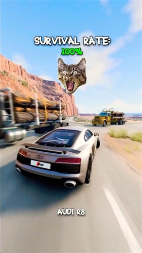 Chance of survival with different vehicles! #beamng #beamngdrive #gaming #car #cars #beamngcrash