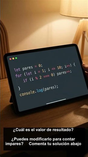 Reto JavaScript: Contador de Números Pares