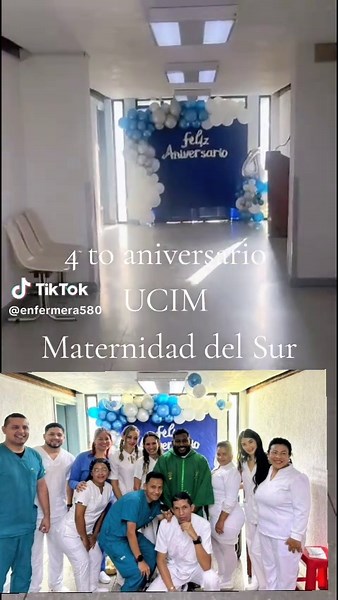 Flyer para servicios de enfermería Maternidad del Sur