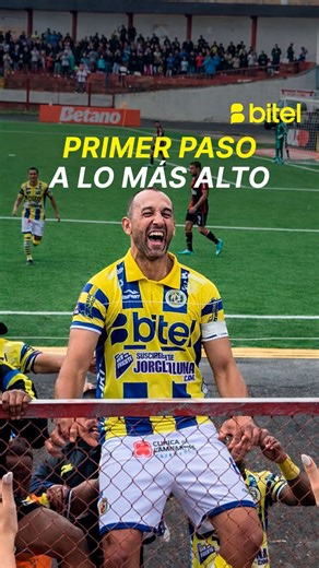 Primera victoria para seguir apuntando a lo más alto 💛💙. ¡Arriba FC Cajamarca! #bitel #cajamarca #fccajamarca #futbolperuano