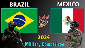Brazil vs Mexico Military Power Comparison 2024 Mexico vs Brazil Military Comparison 2024 #brazil #mexico #Military #brazilian #mexican #army #airforce #navy | Defence Capsule