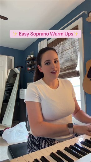 ✨ 3 Easy Soprano Warm Ups For Singing High Notes #soprano #highnotes
