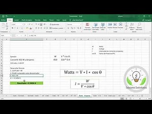 Convertir Watts a Amperes (W - A)