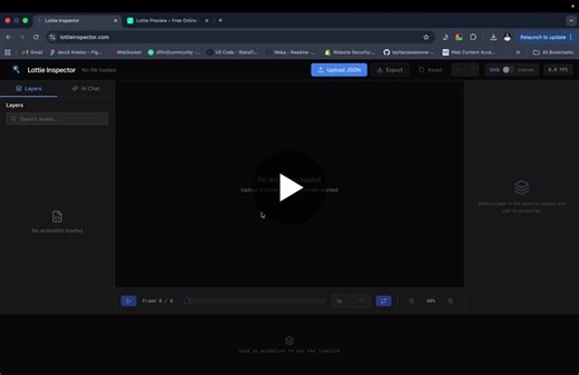 LottieFiles animations are powerful, but debugging, inspecting, and safely mutating complex Lottie JSON during integration remains challenging for engineers. I built Lottie Inspector, an AI-powered,… | David Aniebo