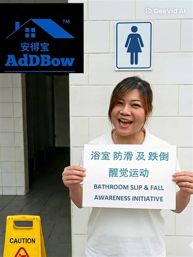 浴室 防滑及跌倒 醒觉运动 Bathroom Slip & Fall Awareness Initiative | 黄观麟