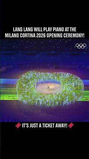 🎹 Lang Lang is getting ready to perform at another Olympic Opening Ceremony! ✨