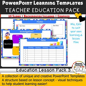 Teacher Course Planner PowerPoint 3, Teacher Lesson Planning, Project, Activity