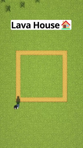 Minecraft Lava House🏠 #minecraft #minecraftbuilding #minecraftbuilds #minecrafttutorial