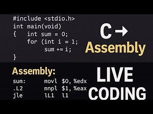 C ➜ Assembly (Live Demo): What Really Happens When You Compile