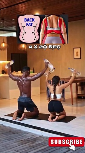 Beginner Back Workout at Home Simple Exercises to Build a Stronger Back.#home fitness#back muscle