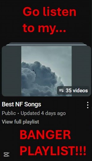 Check out this AWESOME NF playlist!!!