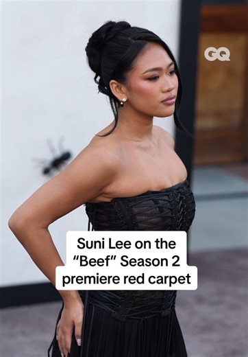 Suni Lee attends the Los Angeles premiere of Beef season 2 #sunilee #sunisales