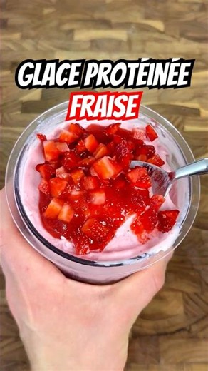 Protein Strawberry Ice Cream with the Ninja Creami