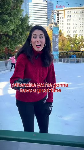 CHRISTMAS DOWNTOWN! 🎄The Devon ice rink in OKC is now open!!⛸️#oklahoma #oklahomacity #okc #christmas #christmasfun #holiday #ice #skate #iceskating #downtown #winter #wintervibes #oklahomasown #News9 | KWTV - NEWS 9