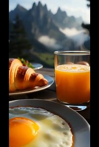 “Breakfast in the Mountains – A Peaceful Morning Escape”