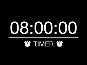 8 hours Countdown/Timer +Alarm - acht Stunden , eight hours
