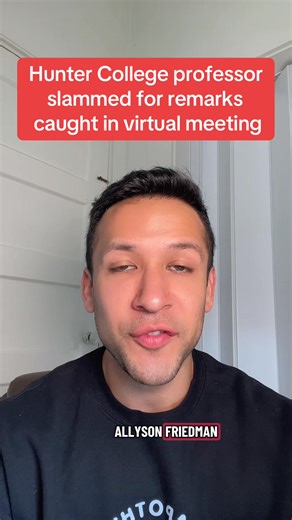 CUNY Hunter College Allyson Friedman causes outrage amongst community for remarks caught on camera during a virtual school meeting . . . . #highschool #senioryear #collegeapps #college #newyork #cuny #huntercollege #ny #nyc #collegelife #collegestudent #education #professor | Tineo College Prep