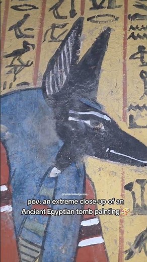 POV: Zooming into a 3,000-year-old Egyptian tomb painting