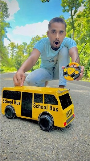 RC Remote Control School Bus Unboxing And Testing Video 🚌🚌|| #schoolbus #bus #rcbus #offroadvehicl