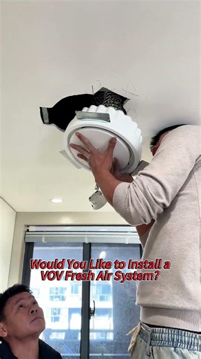 Do you want to install a VOV fresh air system? #freshairsystem #freshairventilator