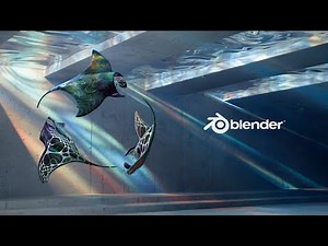 Manta Ray Looping Animation with Shaders Plus Addon - Blender Tutorial