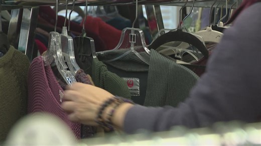 Skyrocketing thrift shopping prices drive surge in demand at free clothing banks