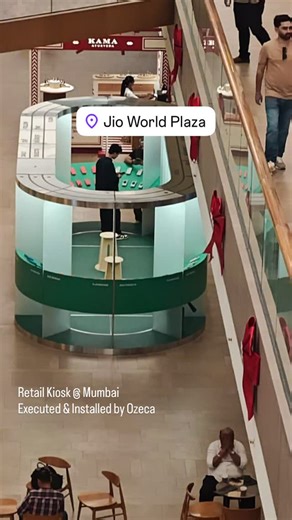 OZECA on Instagram: "A one-of-a-kind retail kiosk for Daily Objects at JWD Mall, Mumbai. This project reflects our belief that retail spaces should do more than display products — they should create experiences. Crafted using frosted glass, metal, and SS finishes, the kiosk combines functionality with a bold yet minimal design language. As the Founder of OZECA, I am proud of the team’s commitment to precision, innovation, and execution excellence that brought this unique installation to life. 🏗