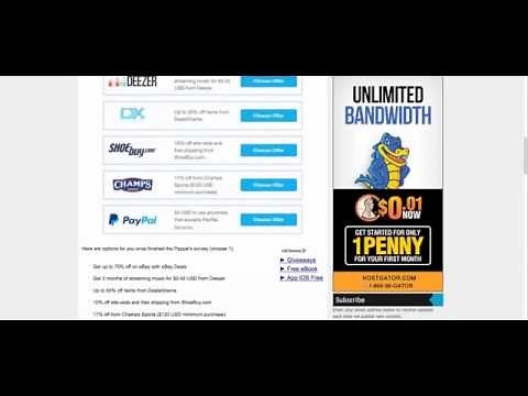 How to get Free $5 USD Into Your PayPal Account In 2 Minutes_Techtiplib.com