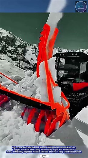 Efficiency & Power: Industrial Snow Blower for Heavy-Duty Mountain Pass Maintenance
