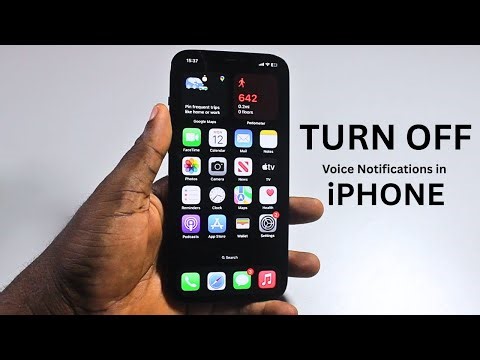 How to Off Voice Notifications in iPhone