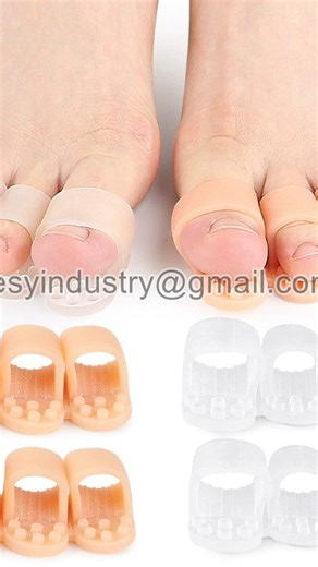 JESY INDUSTRY on Instagram: "Foot Care Gel Toe Brace with Massage Particles, Hallux Valgus Protector Toe Ring Bunion Relief Toe Splint, Overlapping Hammer Toe Corrector Straightener Silicone Toe Separator Brace 📨👇 jesyindustry@gmail.com Whatsapp: 183 5911 4881 #hammertoe #BunionRelief #ToeCorrector #toeseparator #ToeMassage #toesleeve #footcare #toebrace #toeprotector #FootProtection #toecushion #toepads #halluxvalgus #ToeSpacer #bunioncorrector #bunionsplint #geltoeseparator #ToeCare #buniont