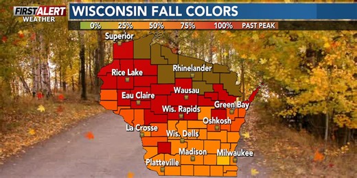 Fall colors are in peak season across central Wisconsin