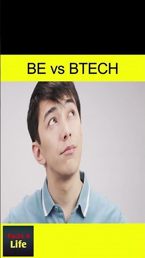 BE vs BTECH - Which is better? #shorts