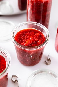 Low-Sugar Strawberry Freezer Jam