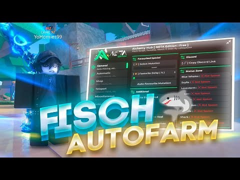 BEST Fisch Script Gui - [Fastest Auto Farm, Instant Catch + Auto Sell, Megalodon Hack] *NO KEY*
