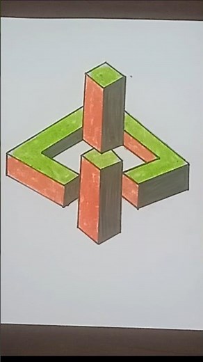 How to draw a 3D shape #artclass #drawing #art