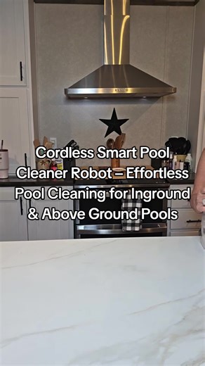 Keeping your pool crystal clear shouldn’t take hours of work. This cordless robotic pool vacuum cleaner is designed to do the hard work for you—automatically cleaning your pool floor, walls, and waterline while you relax. Powered by smart navigation technology, this pool cleaning robot intelligently maps your pool to ensure maximum coverage and efficient cleaning. The cordless design eliminates tangled hoses and messy cords, giving you a simple drop-in solution for maintaining a spotless pool. W