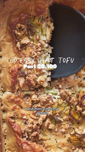 Potato and leek casserole #veganrecipes #highprotein