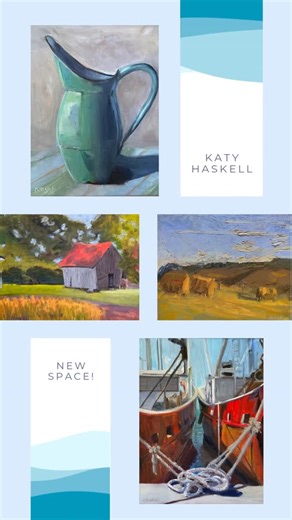 Crossroads Art Center on Instagram: "Katy Haskell is an award-winning representational artist and has been painting with oils for over 20 years. Born in the northeast, Katy has lived in New Jersey, Connecticut and Wisconsin before moving to Virginia in high school. She graduated with a degree in Art History from the University of Virginia. During her college years, she had the privilege of studying Renaissance art while living in Florence, Italy, Since pursuing her studies in studio art, Katy ha