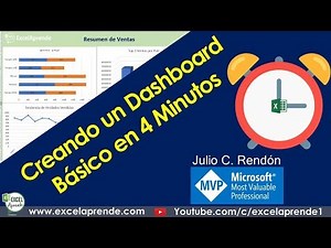 Creating a Basic Dashboard in 4 Minutes | Learn Excel