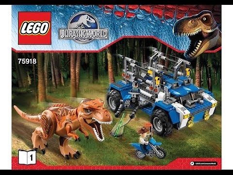 LEGO 75918 T Rex Tracker Instructions LEGO JURASSIC WORLD 2015