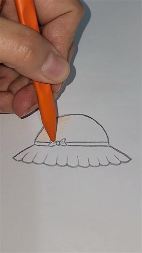 How to draw a hat#art#coloring#drawing#painting#tutorial