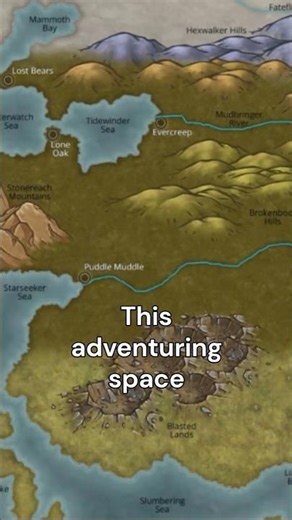 Simple Start with a Campaign Setting Map in D&D #shorts