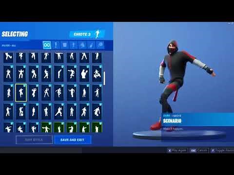 Fortnite SCENARIO EMOTE (1 HOUR ) 1 HEURE DE DANSE SCENARIO