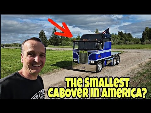 The Smallest Cabover In America? The Most Custom Mini Cabover I've Ever Seen Truckers 🤯