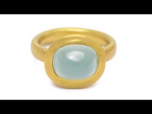 How to Bezel Set a Hammered Down Setting with a Cabochon Gemstone