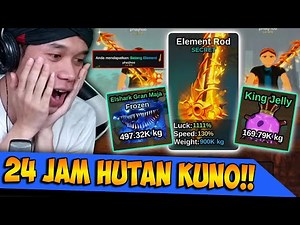 Fishing in the Ancient Jungle for 24 Hours and Instantly Winning an Element Rod!!! Roblox Fish It