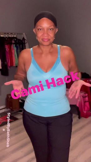 Who says you can’t be sexy in anything? Here’s a quick hack for turning one Cami into three looks! From what fashion tips🌺…Like & Follow Me! #StyledByBathsheba #cami #comfort #Women #BodyPositivity #fyp #SexyBack #FashionTips #Hacks #diy #facebookreels #reels | The One And Only BathSheba