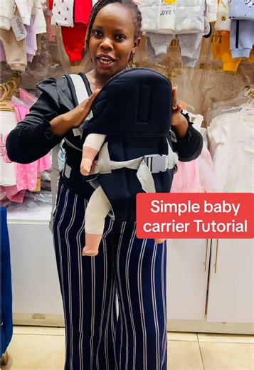 Steo by step baby carrier tutorial